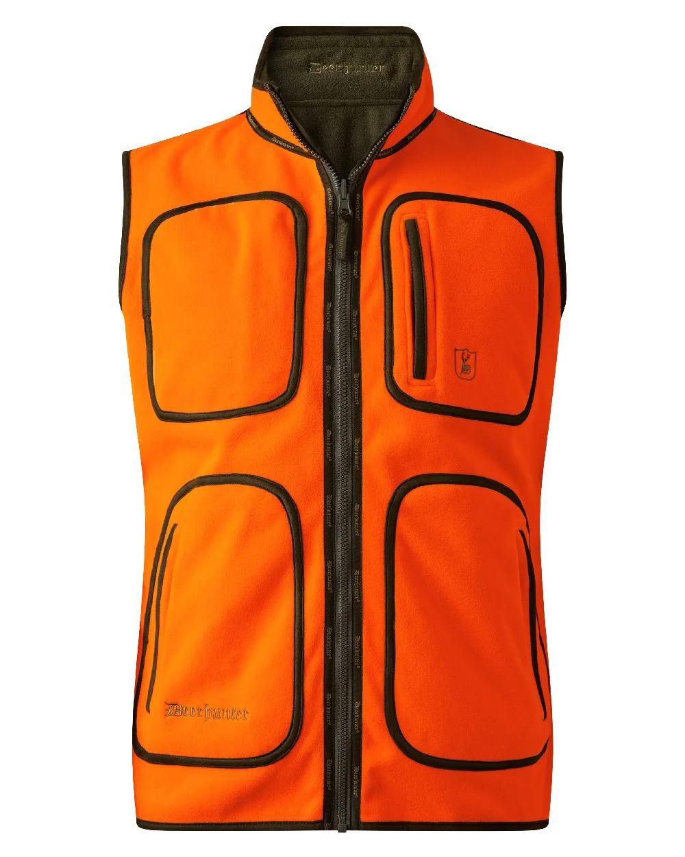 Deerhunter Gamekeeper Reversible Fleece Waistcoat Tattersall Dress Shirts