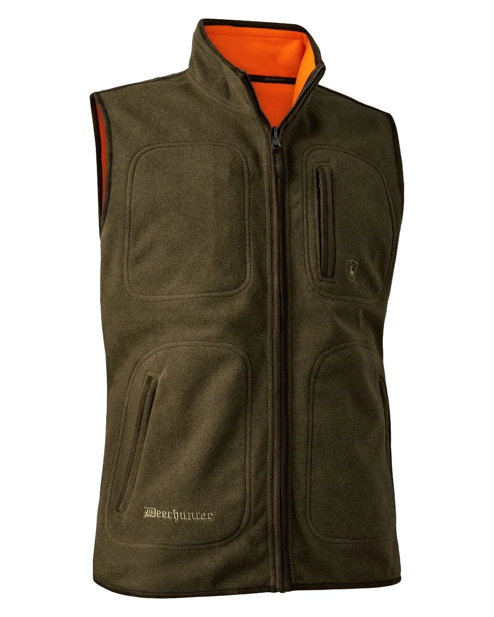 Deerhunter Gamekeeper Reversible Fleece Waistcoat Classic Tattersall Button Downs