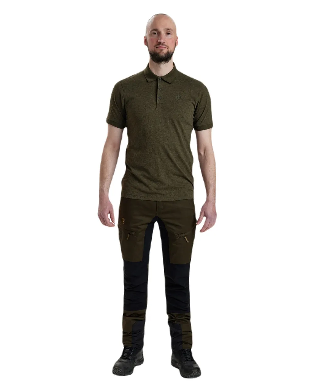 Deerhunter Gunnar Polo Shirt Bushcraft Flannel Shirts