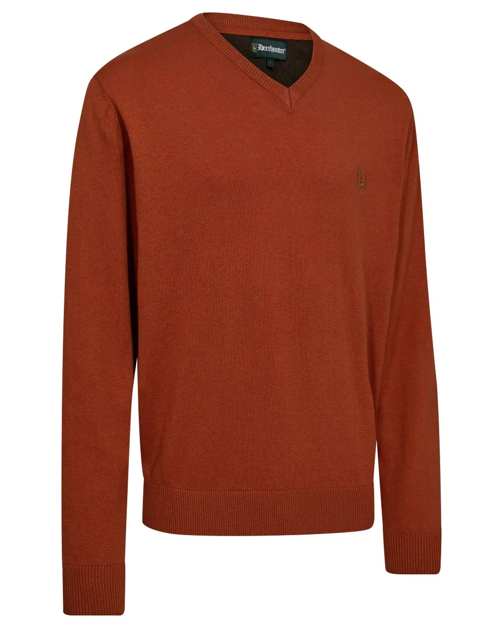 Deerhunter Harrington V-Neck Knit Pullover V-Neck Wool Sweaters