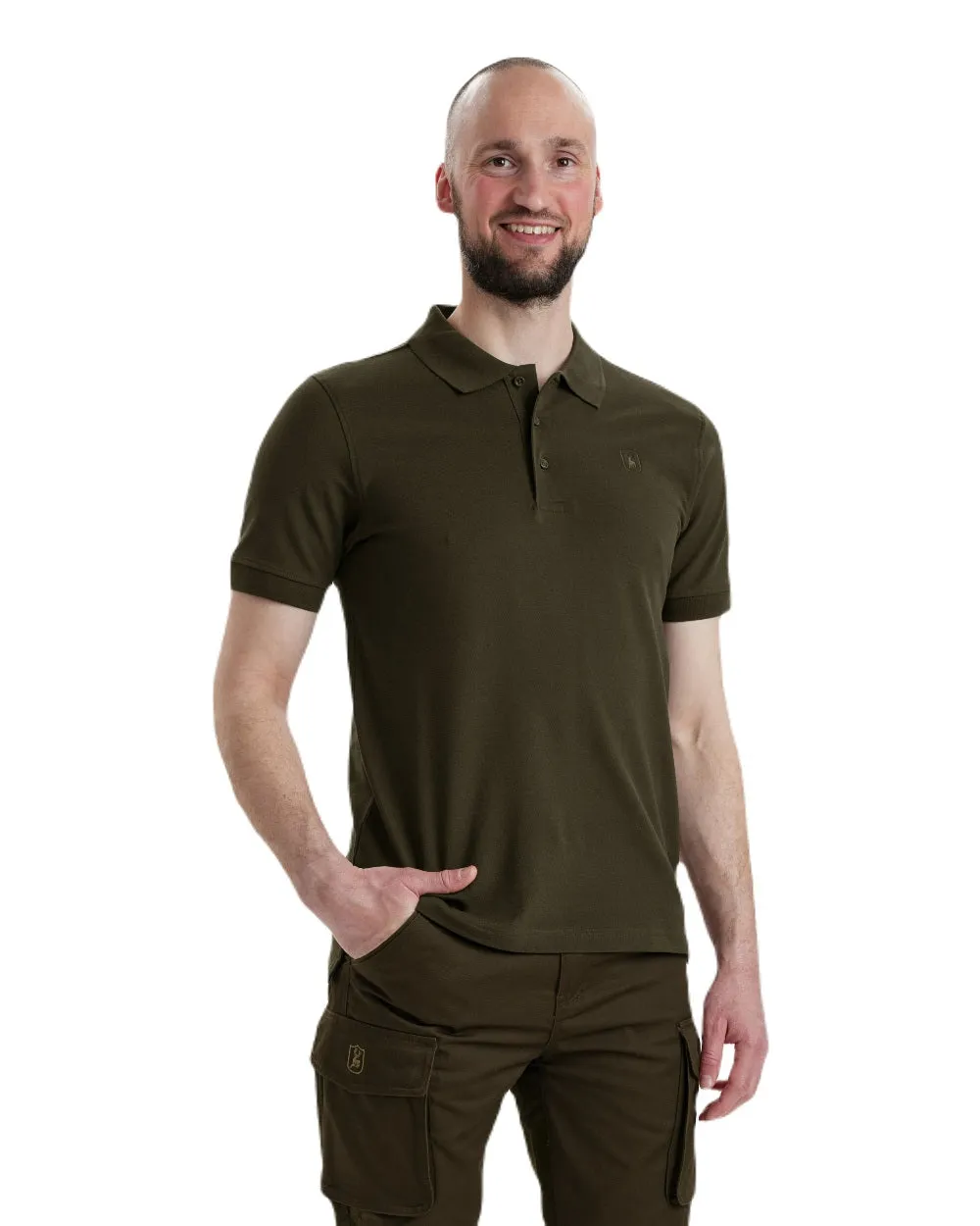Deerhunter Harris Polo Shirt Cotton Farming Shirts