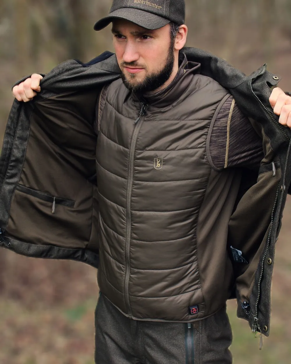 Deerhunter Heat Inner Waistcoat Double Pocket Work Shirts