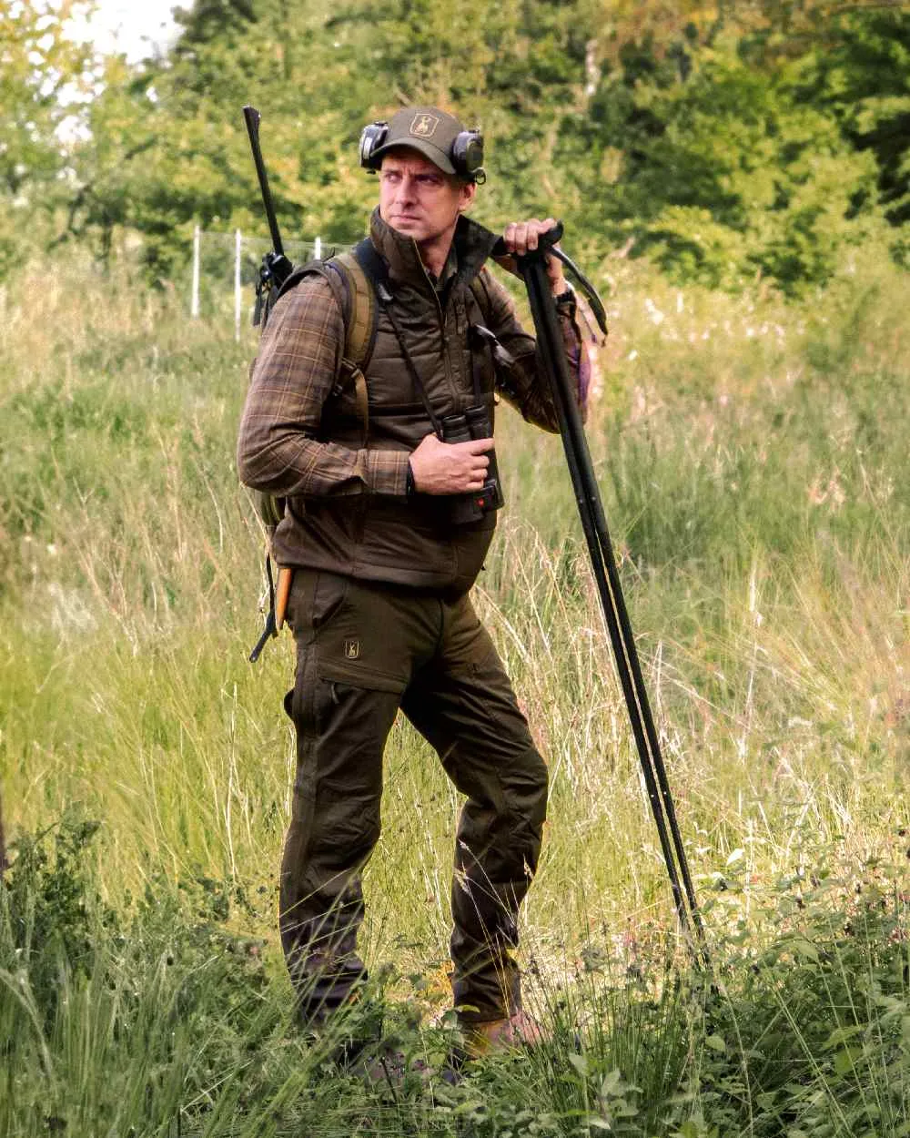 Deerhunter Heat Padded Waistcoat Double Pocket Work Shirts