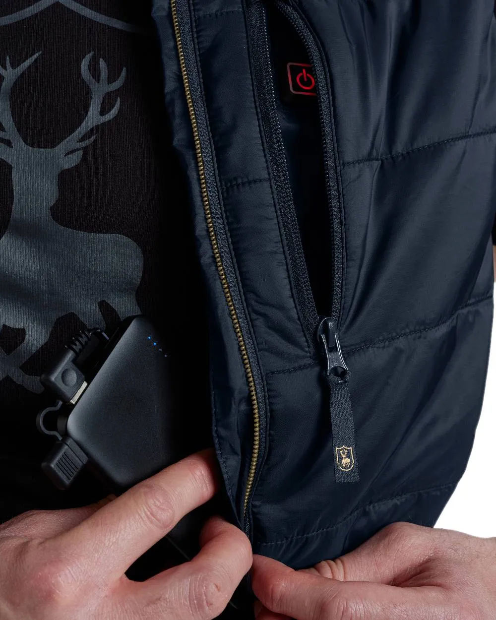 Deerhunter Heat Padded Waistcoat Double Pocket Work Shirts
