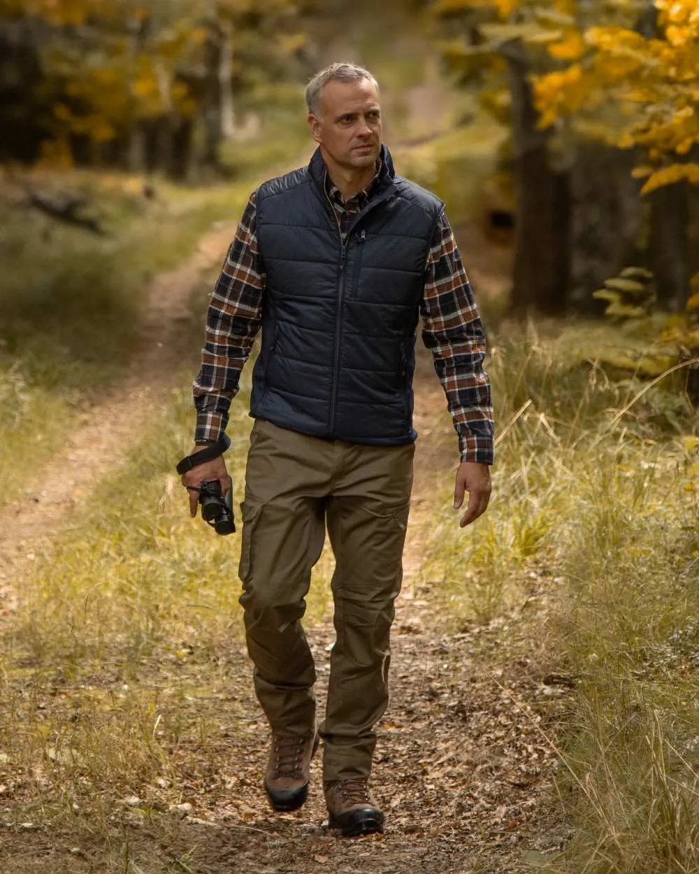 Deerhunter Heat Padded Waistcoat Long Sleeve Cotton Shirts