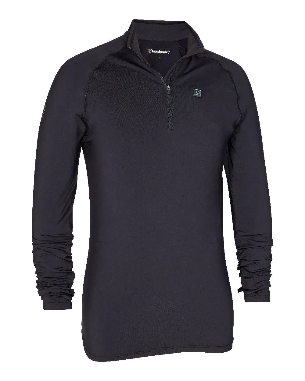Deerhunter Heat Undershirt with Zip Neck Battery Heated Outerwear