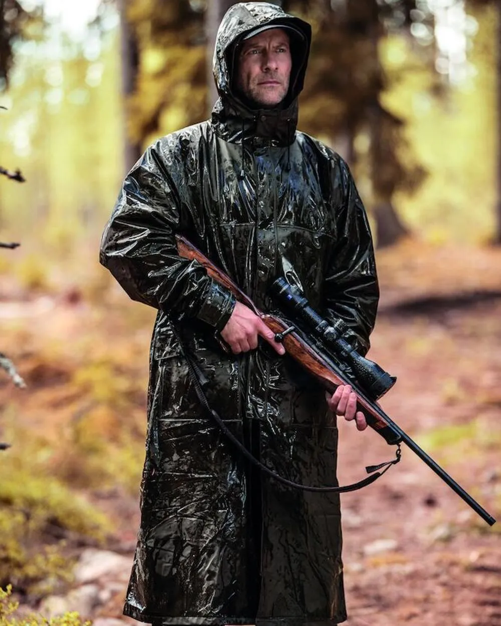 Deerhunter Hurricane Long Rain Coat Long Waterproof Coats