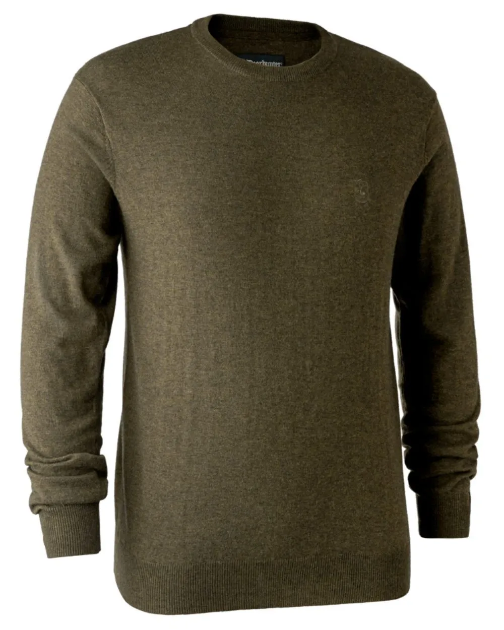 Deerhunter Kingston Knit O-Neck Jumper Men's Wool Knit Cardigans