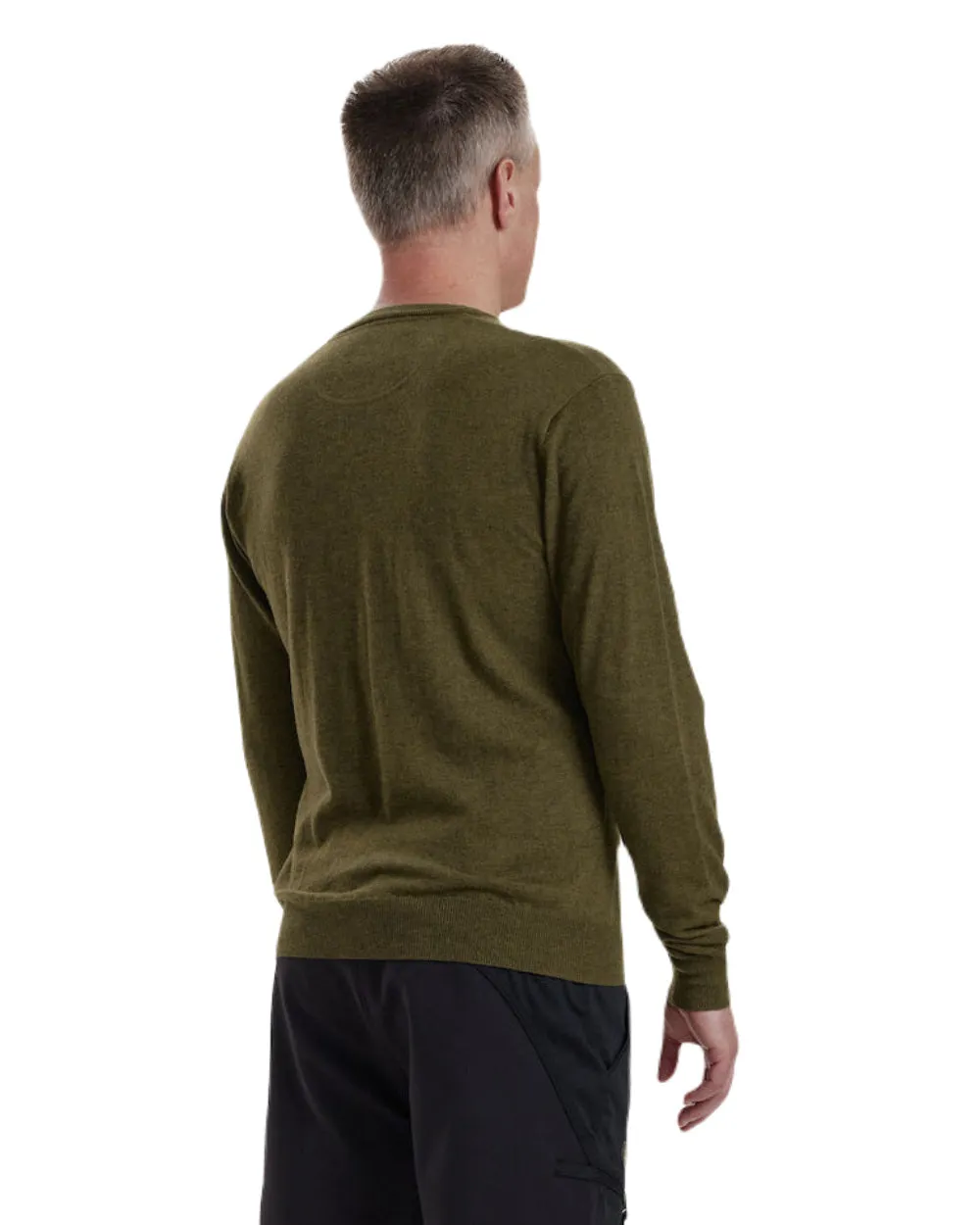 Deerhunter Kingston Knit V-Neck Jumper Clearance Men's Knit Sweaters