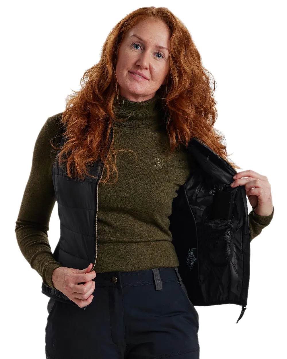 Deerhunter Lady Heat Inner Waistcoat Double Pocket Work Shirts