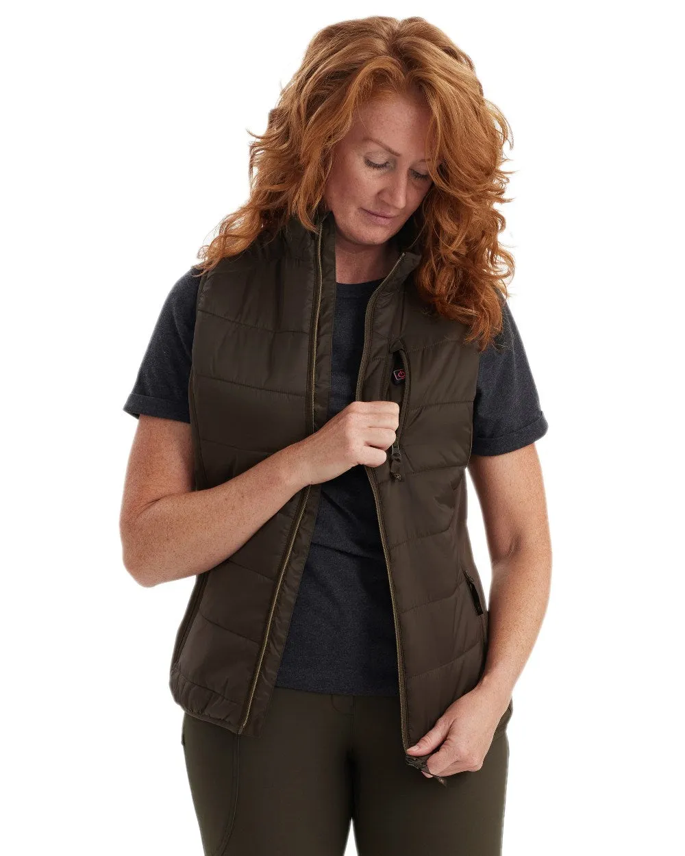 Deerhunter Lady Heat Padded Waistcoat Double Pocket Work Shirts