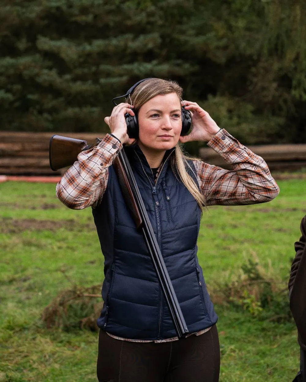 Deerhunter Lady Heat Padded Waistcoat Double Pocket Work Shirts