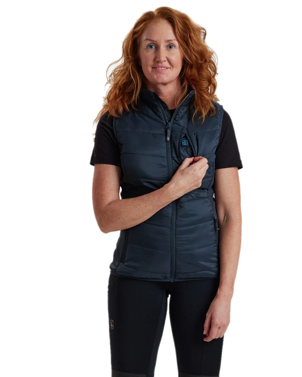 Deerhunter Lady Heat Padded Waistcoat Double Pocket Work Shirts