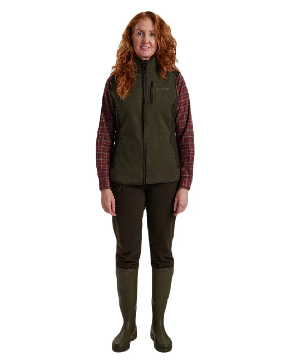Deerhunter Lady Pam Bonded Fleece Waistcoat Deerhunter Fleece Jacket