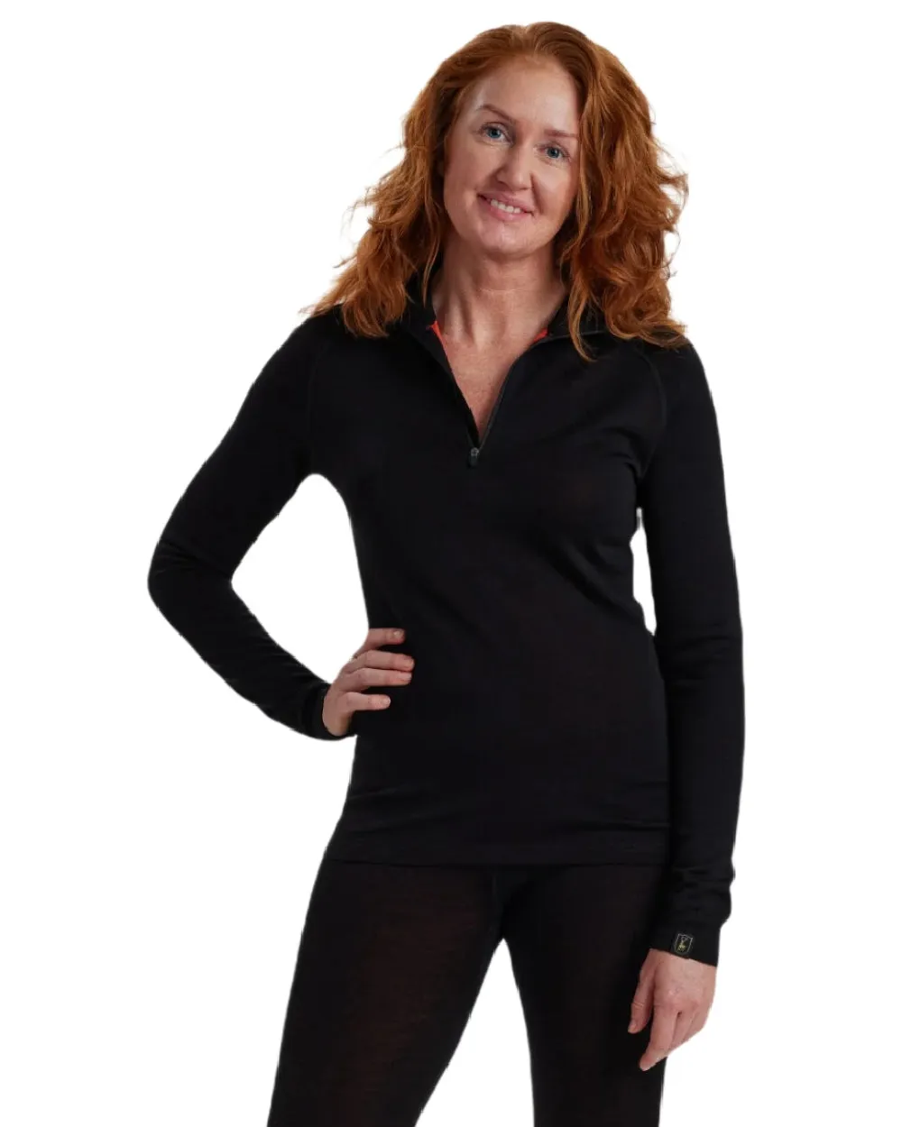 Deerhunter Lady Quinn Merino Half Zip Undershirt Deerhunter Polo Shirts