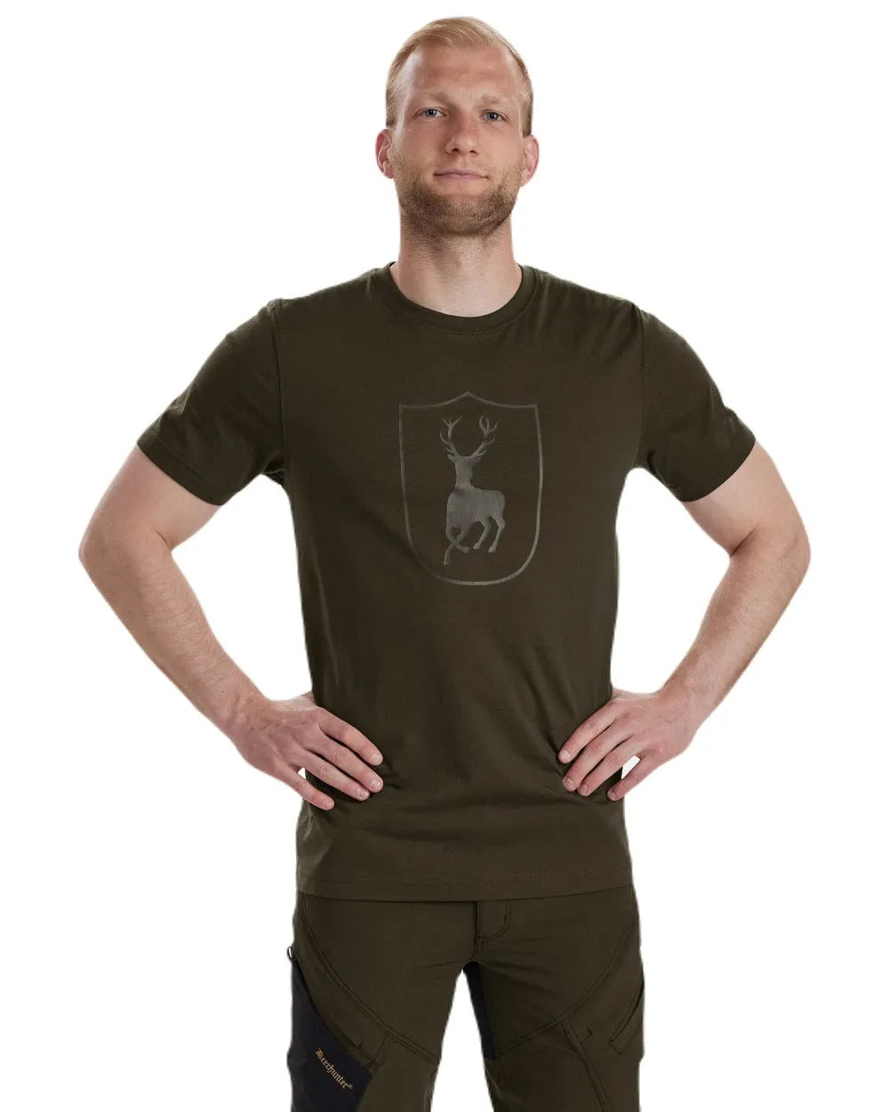 Deerhunter Logo T-Shirt Cotton Farming Shirts