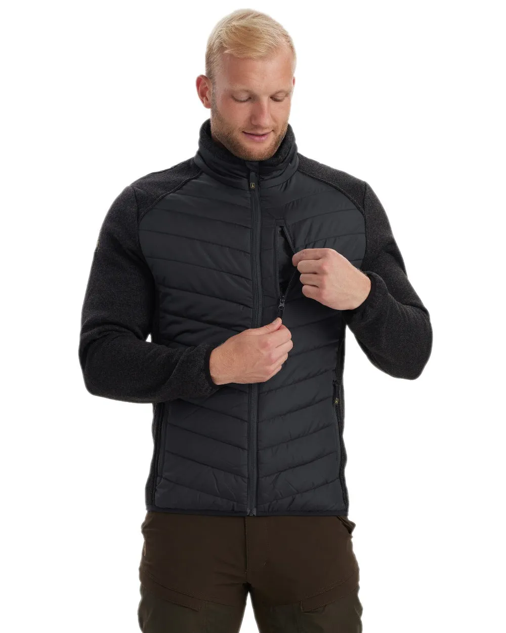 Deerhunter Moor Padded Jacket with Knitted Sleeves Men's Hunting Shell Jacket
