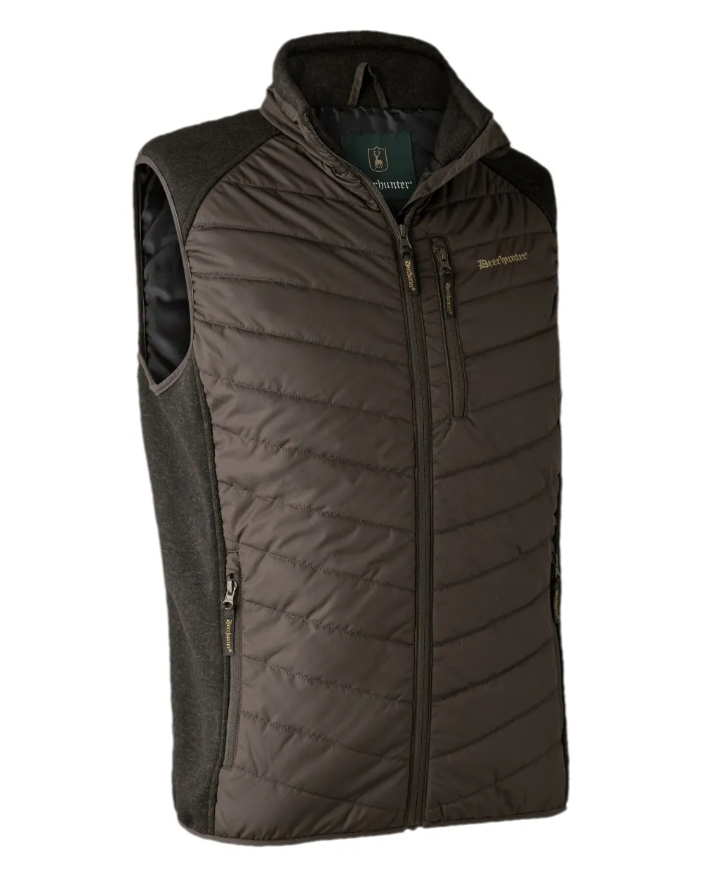 Deerhunter Moor Padded Waistcoat with Knit Brushed Tartan Shirts