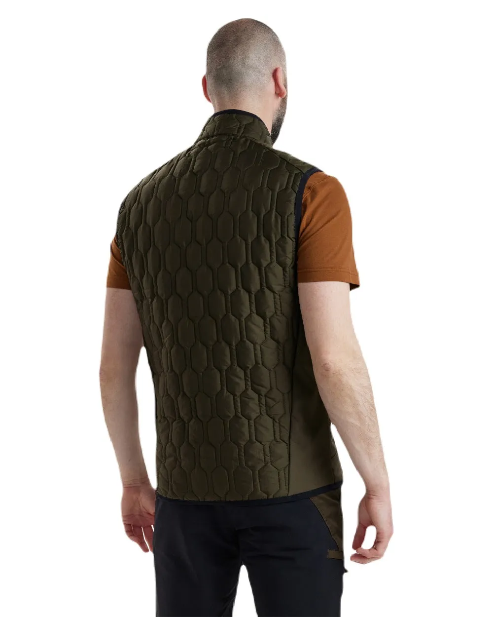 Deerhunter Mossdale Quilted Waistcoat Long Sleeve Cotton Shirts