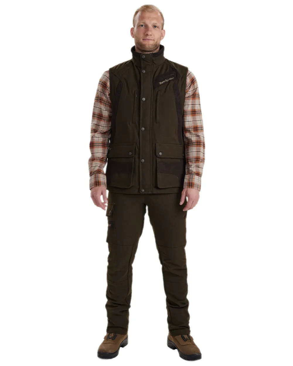 Deerhunter Muflon Extreme Waterproof Waistcoat Cotton T-Shirts Men