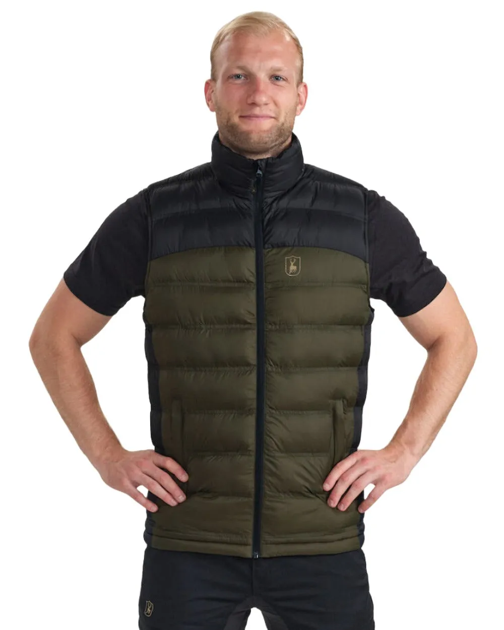 Deerhunter Northward Padded Waistcoat Tartan Plaid Shirts Men