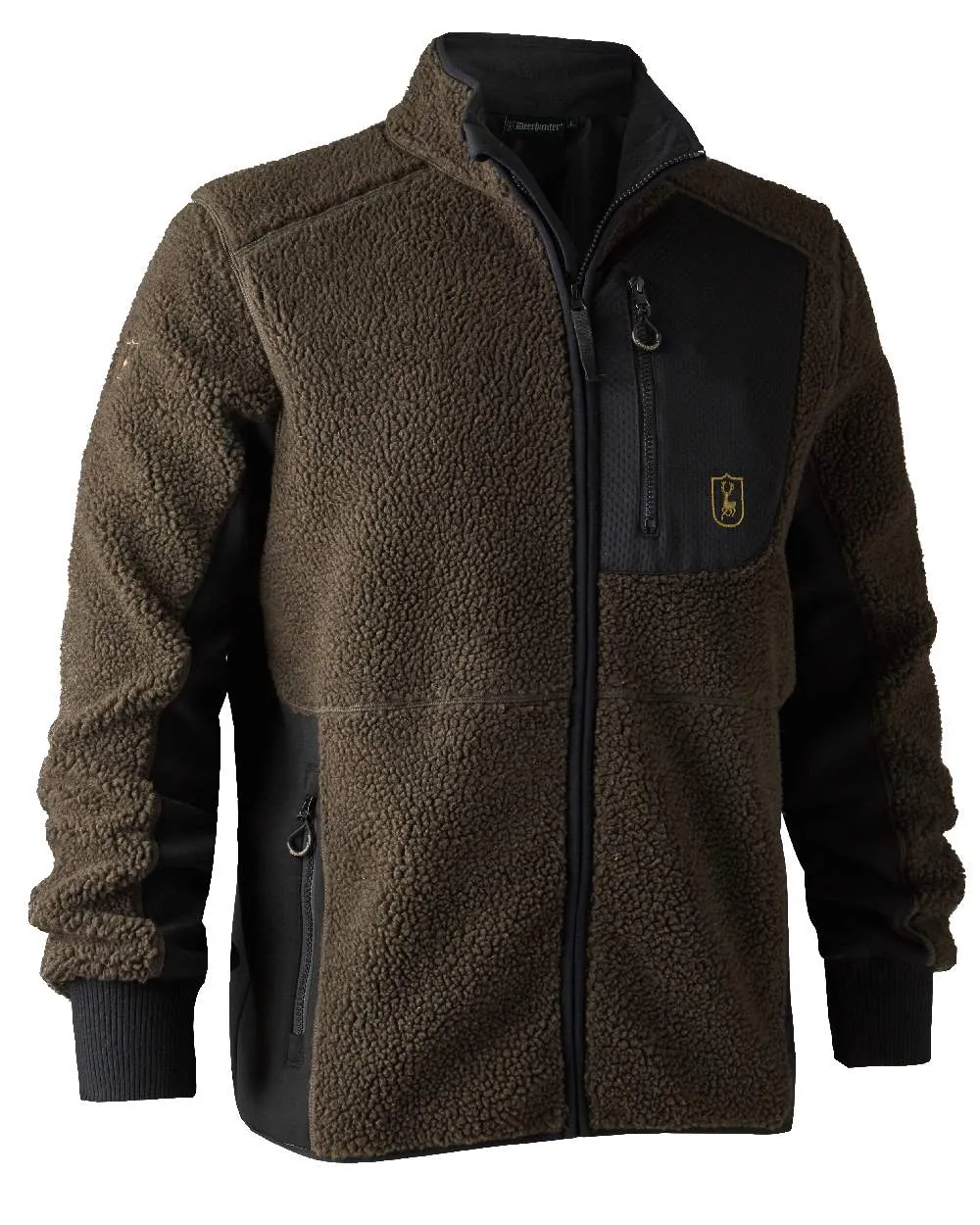 Deerhunter Rogaland Fiber Pile Jacket Mens Everyday Polo Shirts