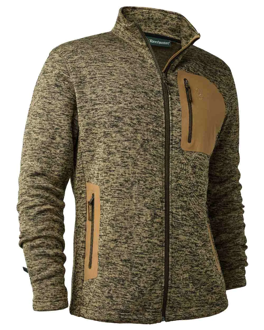 Deerhunter Sarek Knitted Jacket Cotton Polo Shirts Men