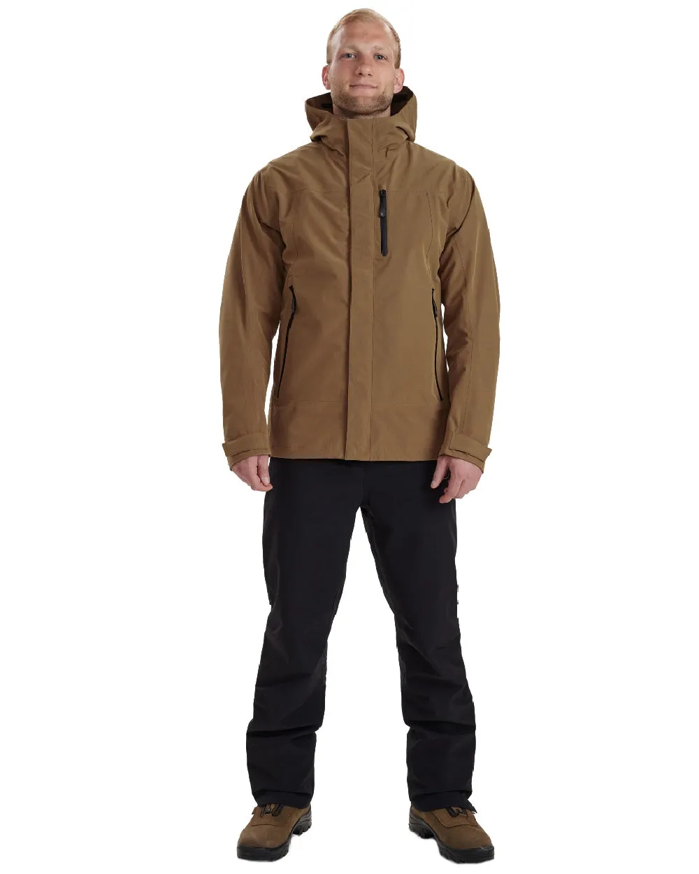 Deerhunter Sarek Shell Jacket With Hood Men's Waterproof Jackets