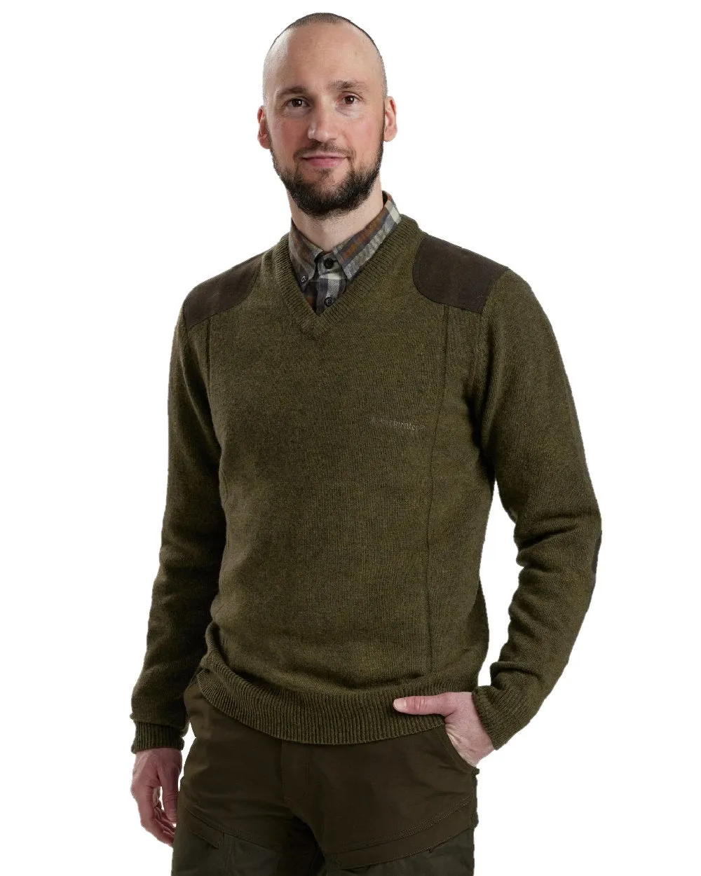 Deerhunter Sheffield V-Neck Sweater V-Neck Wool Sweaters