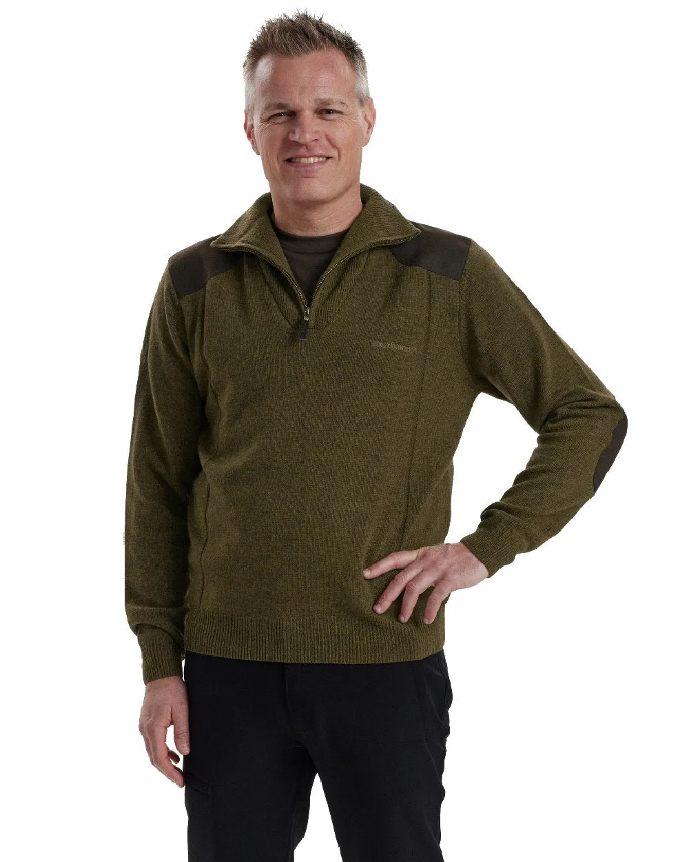 Deerhunter Sheffield Zip Neck Sweater Men's Knit Sweaters