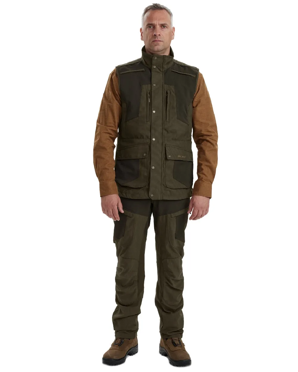 Deerhunter Strike Extreme Waistcoat Men's Check Dress Shirts