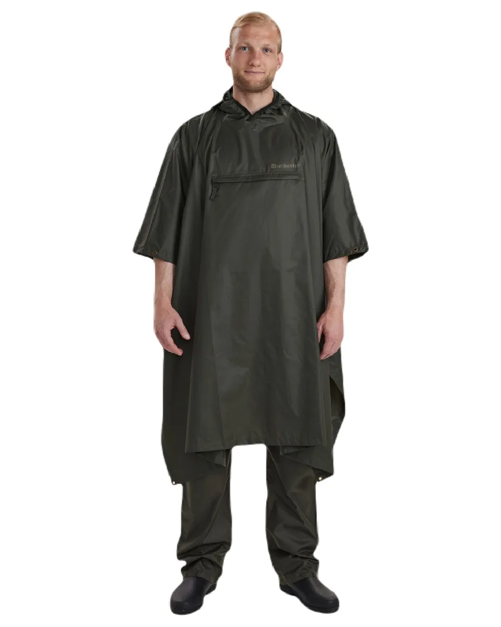 Deerhunter Survivor Rain Poncho Waterproof Windbreaker Men