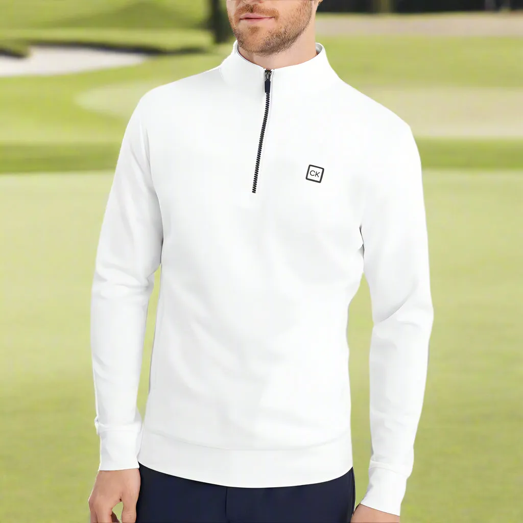 Calvin Klein Concord 1/2 Pullover - White Christmas Eve Sale