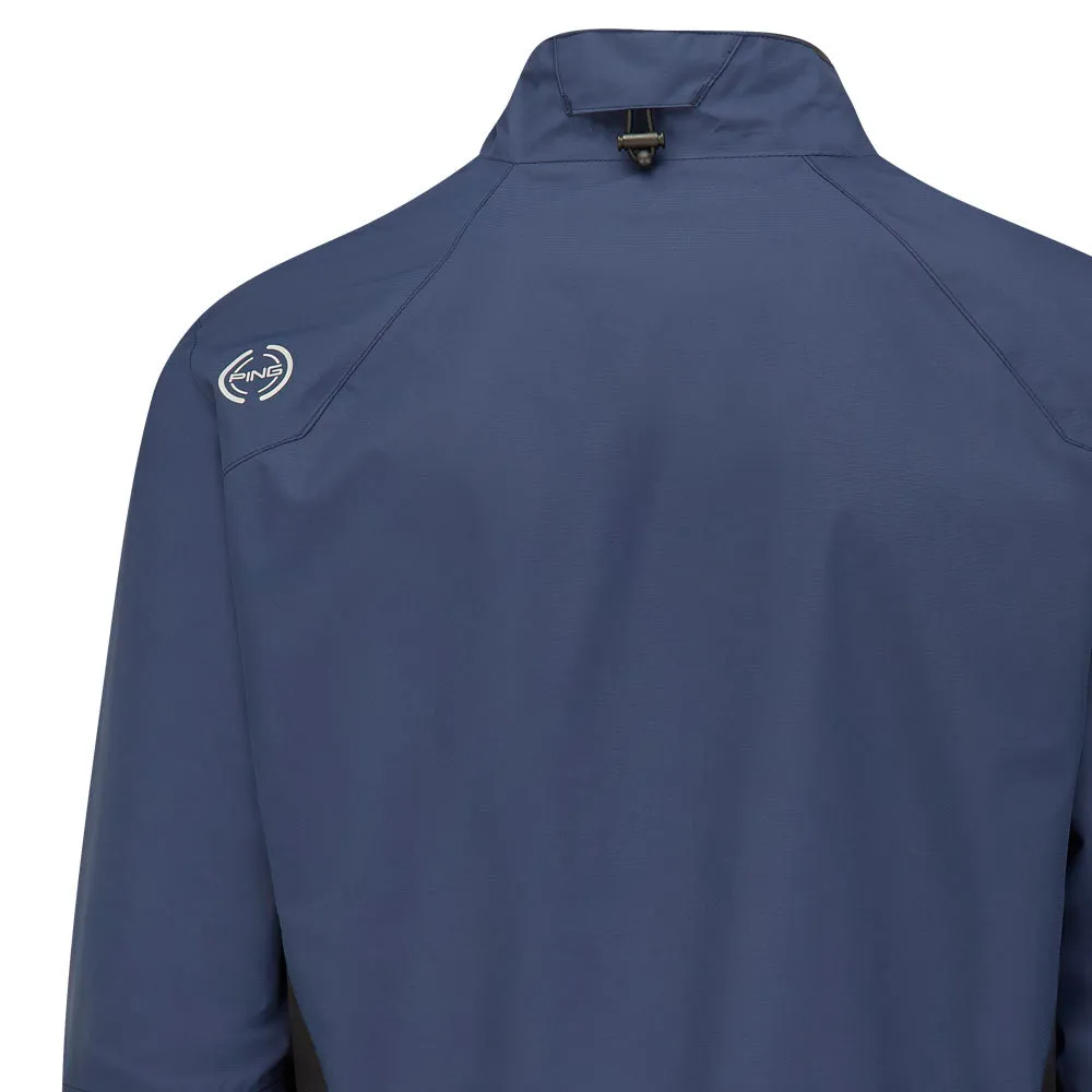 Never Just Walk Ping Sensordry S2 Pro Waterproof Jacket - Oxford Blue/Black