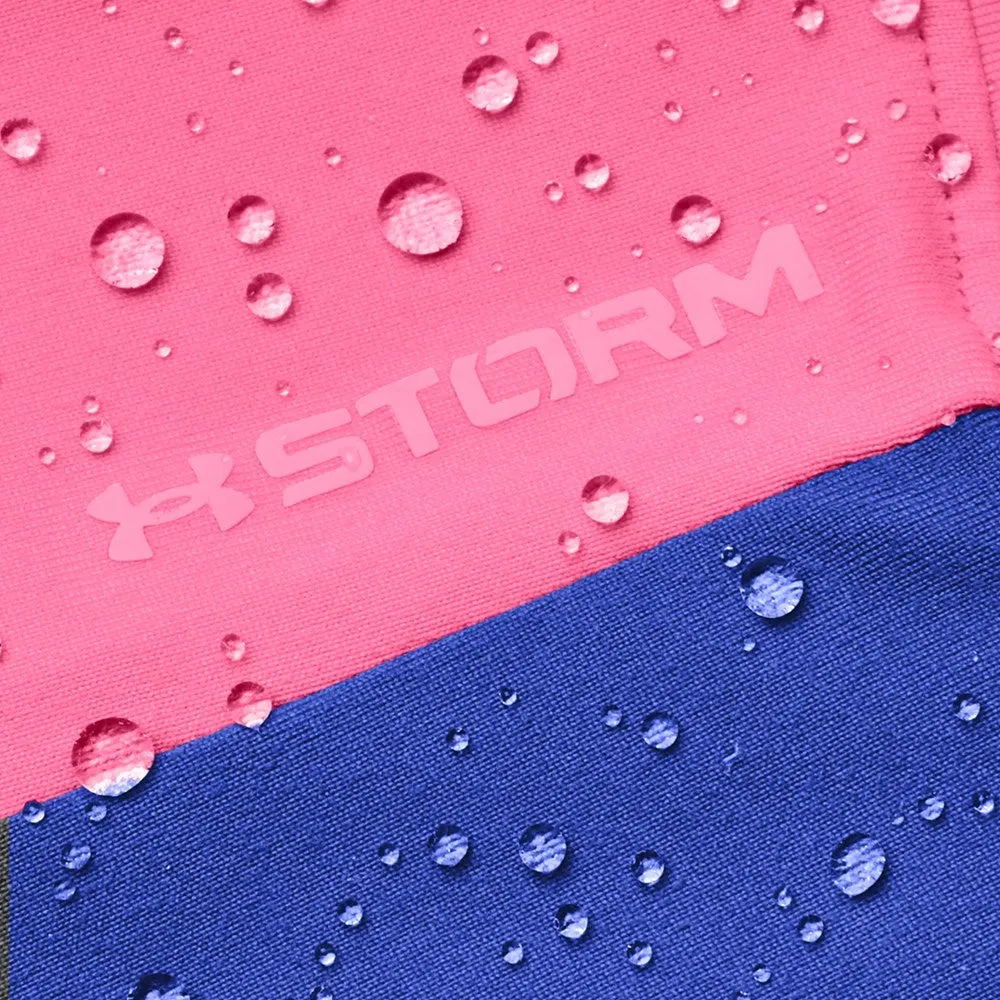 Built to Perform Mother's Day Sale Under Armour Women'S Storm Mid-Layer Golf 1/2 Zip - Pink Punk/Versa Blue
