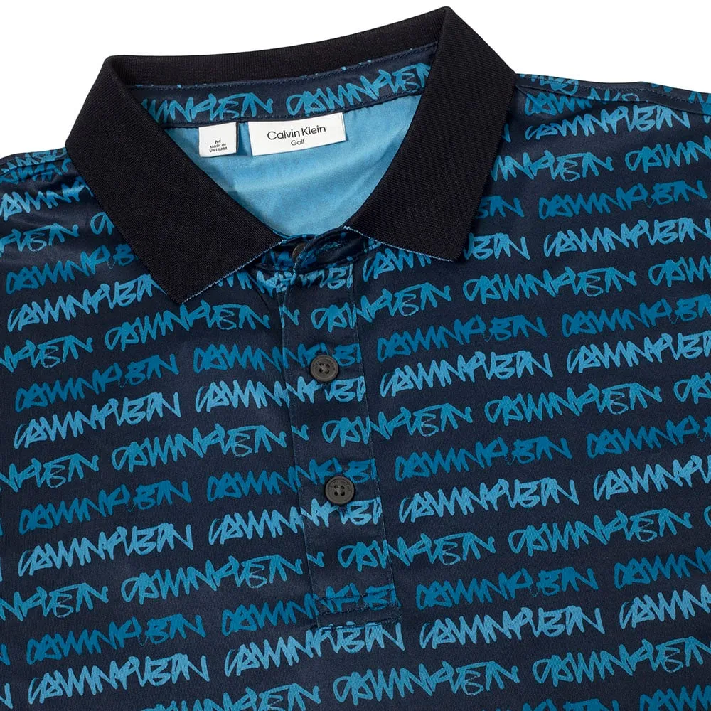 Calvin Klein Signature Polo Shirt - Navy/Boy Blue Footwear for the Fearless Stride with Confidence