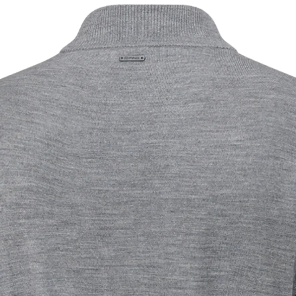 Ping Dorset 1/4 Zip Pullover - French Grey Marl Lead with Style Never Just Walk