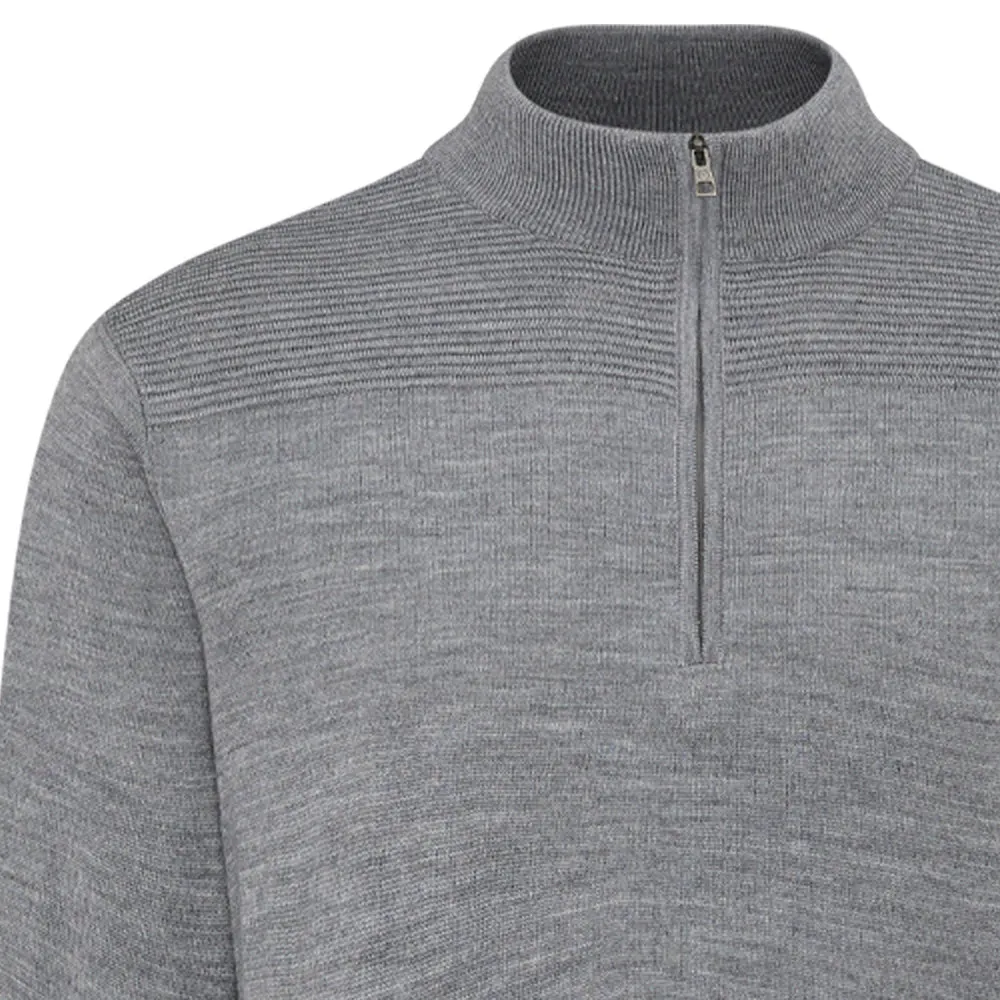 Ping Dorset 1/4 Zip Pullover - French Grey Marl Step Into Strength Exclusive Deal