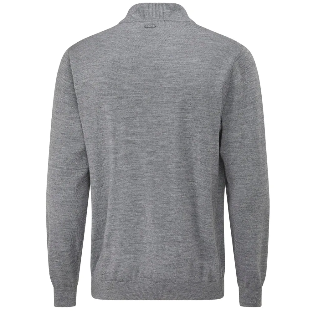 Ping Dorset 1/4 Zip Pullover - French Grey Marl Built to Move You Move Beyond Ordinary
