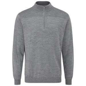 Stay in Motion Ping Dorset 1/4 Zip Pullover - French Grey Marl