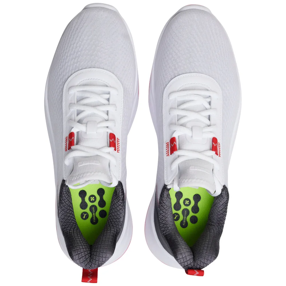 Puma Fusion Crush Sport Spikeless Waterproof Shoes - White/Dark Coal Thanksgiving Day Sale
