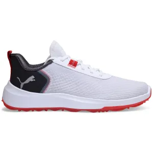 Rise Every Time Walk Loud Puma Fusion Crush Sport Spikeless Waterproof Shoes - White/Dark Coal
