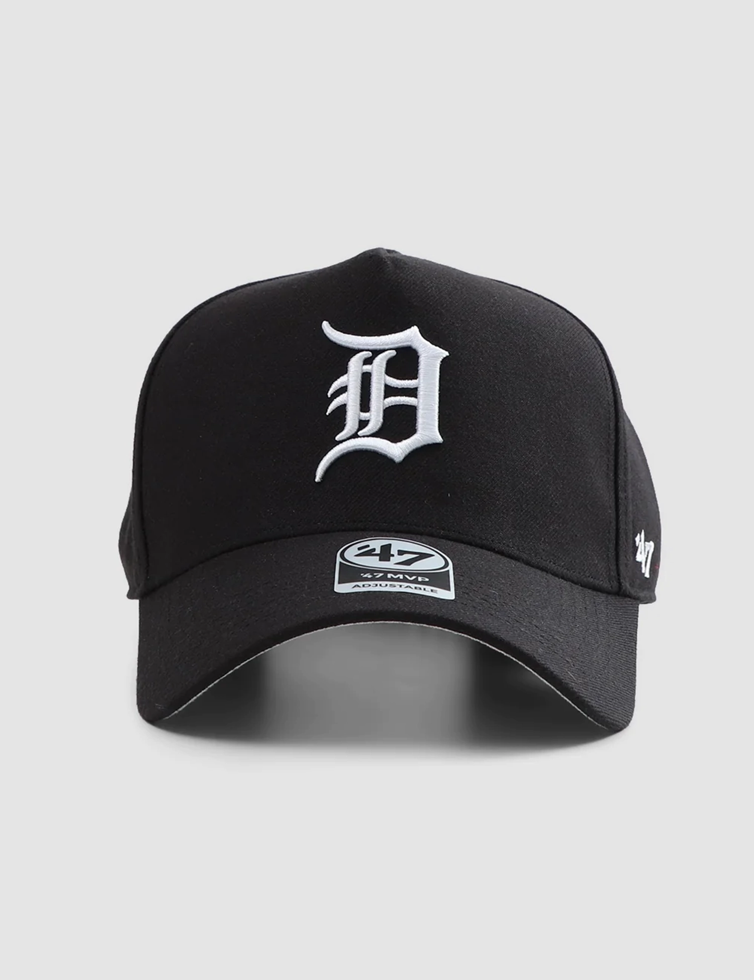 Detroit Tigers '47 MLB Monochrome MVP DT Snapback Hat - Black
