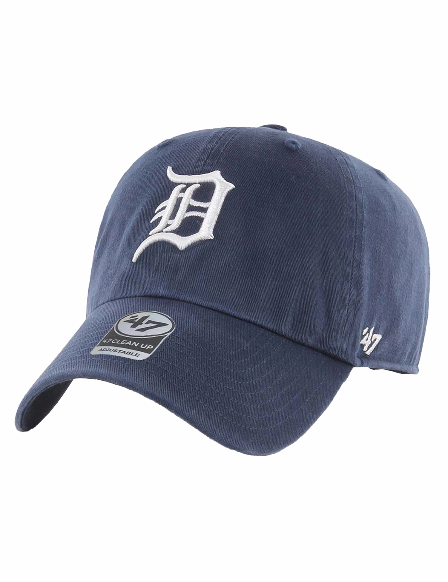 Detroit Tigers '47 MLB Team Clean Up Strapback Hat - Navy