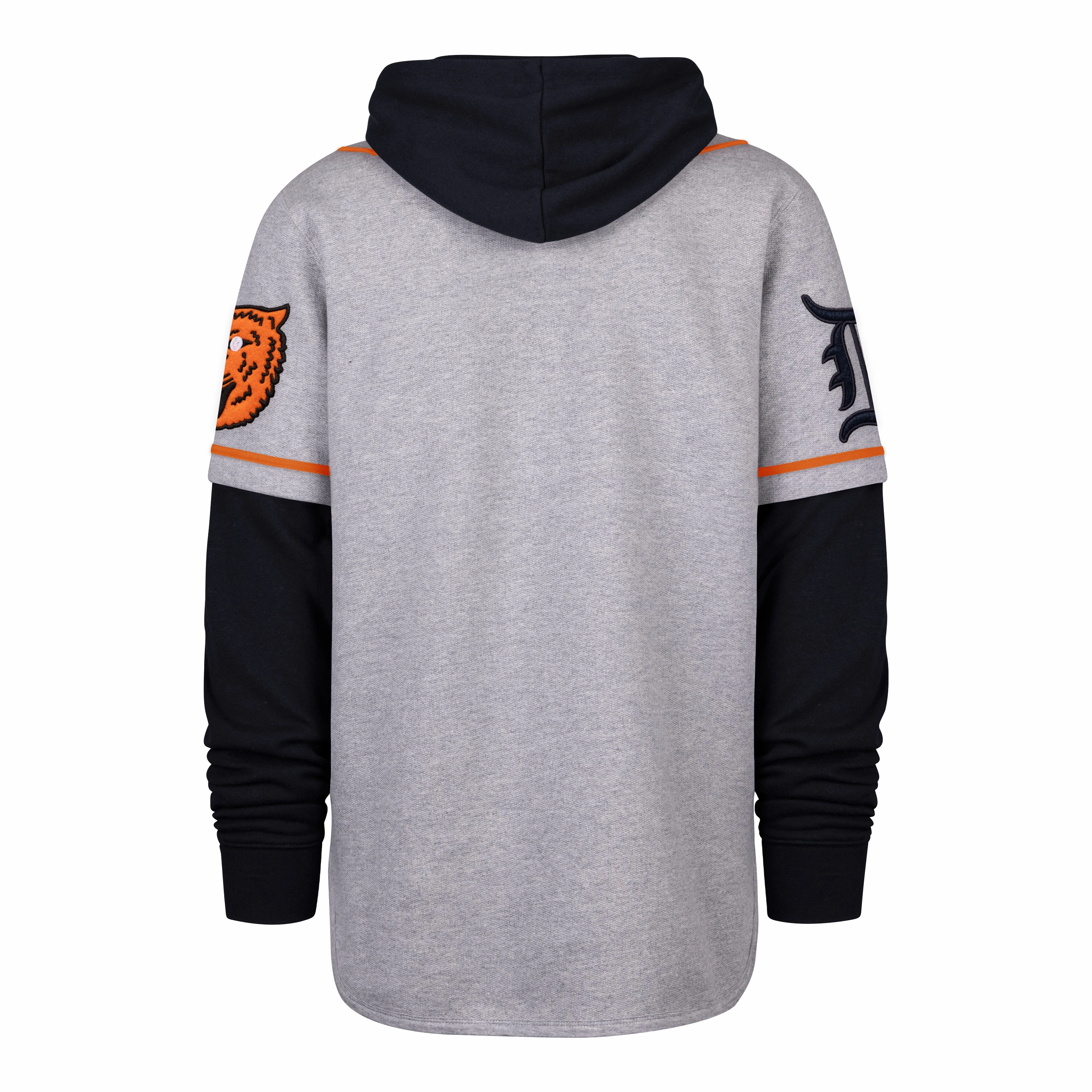 DETROIT TIGERS COOPERSTOWN GAME FELT FIFTIES '47 SHORTSTOP PULLOVER HOOD