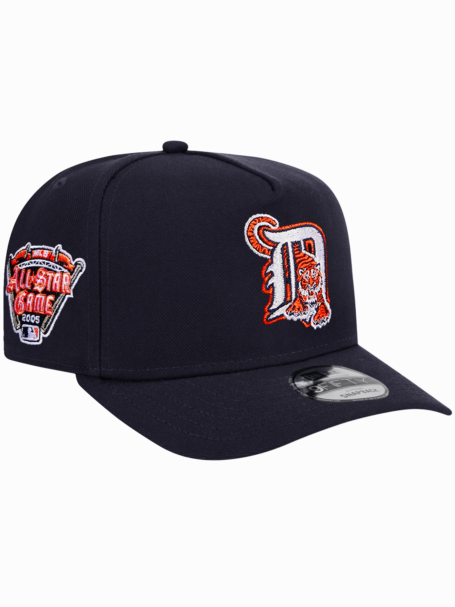 Detroit Tigers New Era MLB 05 ASG Pre-Curved 9FIFTY A-Frame Snapback Hat - Navy