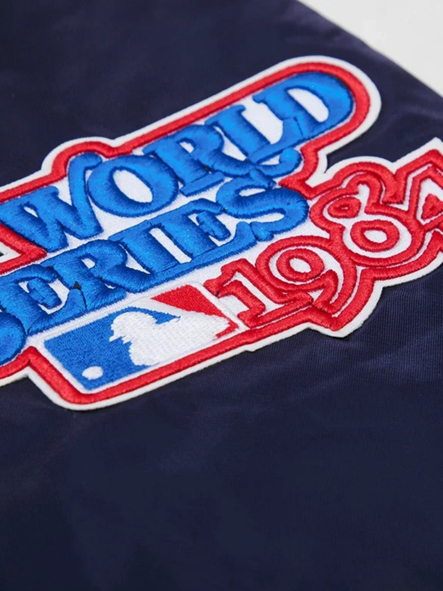 Detroit Tigers Pro Standard MLB Team Classic Satin Button Jacket - Navy