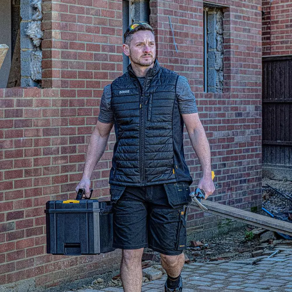 DeWalt Force Soft Padded Lightweight Gilet Long Sleeve Cotton Shirts