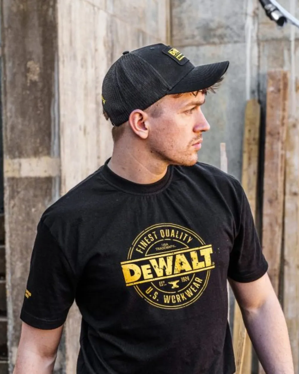 DeWalt Oakdale Baseball Cap Work Sun Hats Men