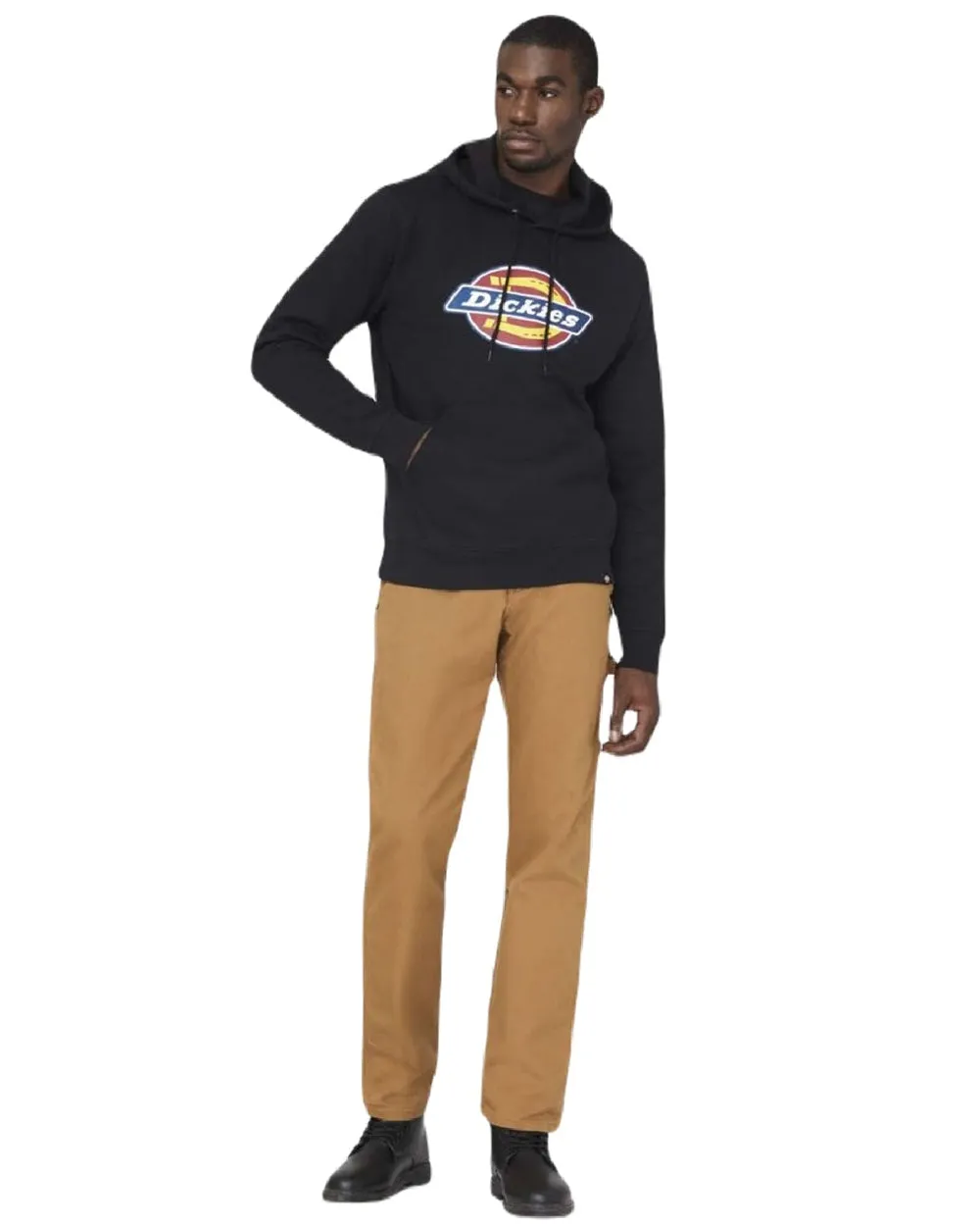 Dickies Logo Graphic Fleece Hoodie Hooded Sweatshirts Men